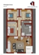 Obergeschoss - Extravagantes Wohnen/Arbeiten Gesamt 288 m² Haus 147 m² Wfl. + Büro/Praxis… 141 m² Wendelstein!