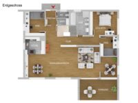 3D-Grundriss - EG