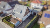 Luftbild Süd-West - Charmantes gepflegtes Einfamilienhaus- Wohnglück in Wendelstein Grundstück und Garage. RESERVIERT!!