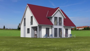 Neubau-Projekt! Einfamilienhaus im fränkischen Seenland am See! 130m² WFl auf ca. 700m² Grund!, 91729 Haundorf, Einfamilienhaus