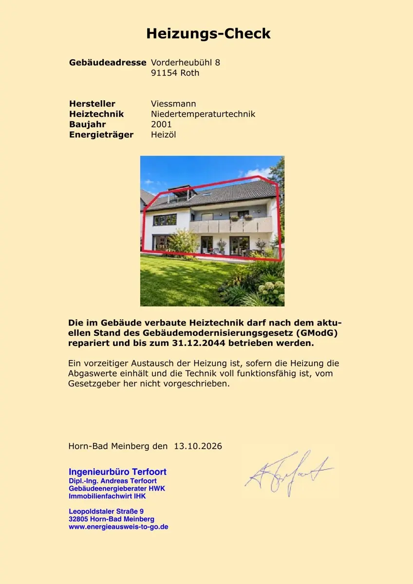 Heizungscheck
