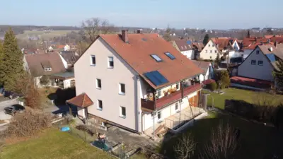1 Wohnung im EG mit großem Garten und Garage ist frei, 3 Fam. Haus 270 m² WFl., gute Lage von Schwabach, 91126 Schwabach, Bauprojekt