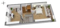 OG - TOP LAGE: Renovierungsbedürftiges Reihenmittelhaus mit Garten, Balkon und Garage in Nürnberg-Thon