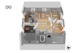 MFH-91126-Schwabach-DG - 1 Wohnung im EG mit großem Garten und Garage ist frei, 3 Fam. Haus 270 m² WFl., gute Lage von Schwabach