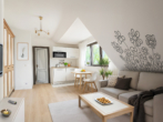 VISIO-OG-Gästezimmer als Wohn-Esszimmer - TOP-LAGE! Doppelhaushälfte mit Terrasse, Garten, Wellnessoase, Garage in Nürnberg Weiherhaus!