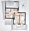 Grundriss DG - Exklusive Galeriewohnung mit Dachterrasse und Balkon, zwei Eingänge erweiterbar bis zu 5 Zimmer