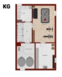 KG-Grundriss - Familienglück mit Südgarten & 2 Garagen und Atelier/Studio – DHH in bester Wohnlage von Wendelstein!