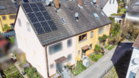 Luftbild-3 - Schöne Lage! Charmantes Reihenhaus in Schwabach-Limbach mit Grundstück und Garage