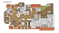 Grundriss-3D-1OG - Exclusive Maisonette-Wohnung PROVISIONSFREI! für den Käufer!