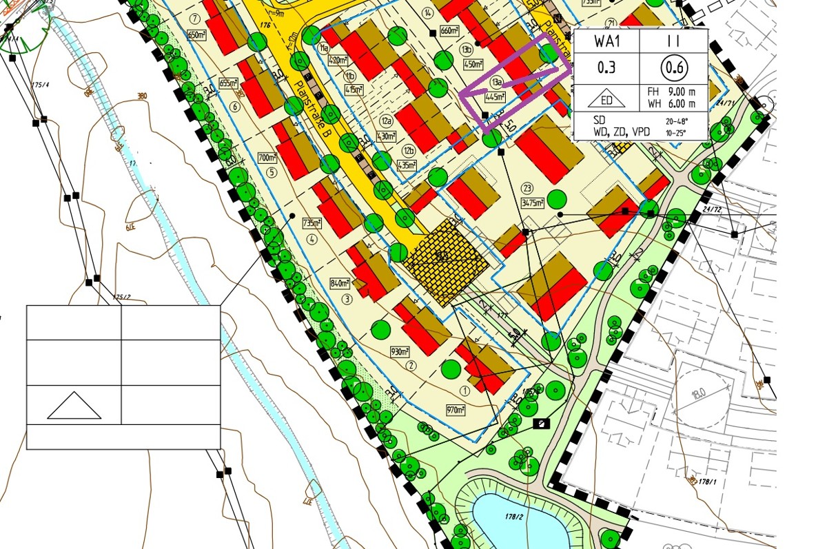 Lageplan Ausschnitt  Nr13a