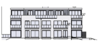 Ansicht Neubau 13 Wohnungen