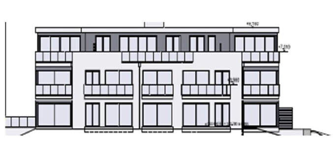 Ansicht Neubau 13 Wohnungen
