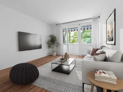 5 min zur U-bahn! – 3-Zi Wohnung mit Balkon & Stellplatz in zentrumsnaher Lage von Nürnberg, 90471 Nürnberg, Etagenwohnung