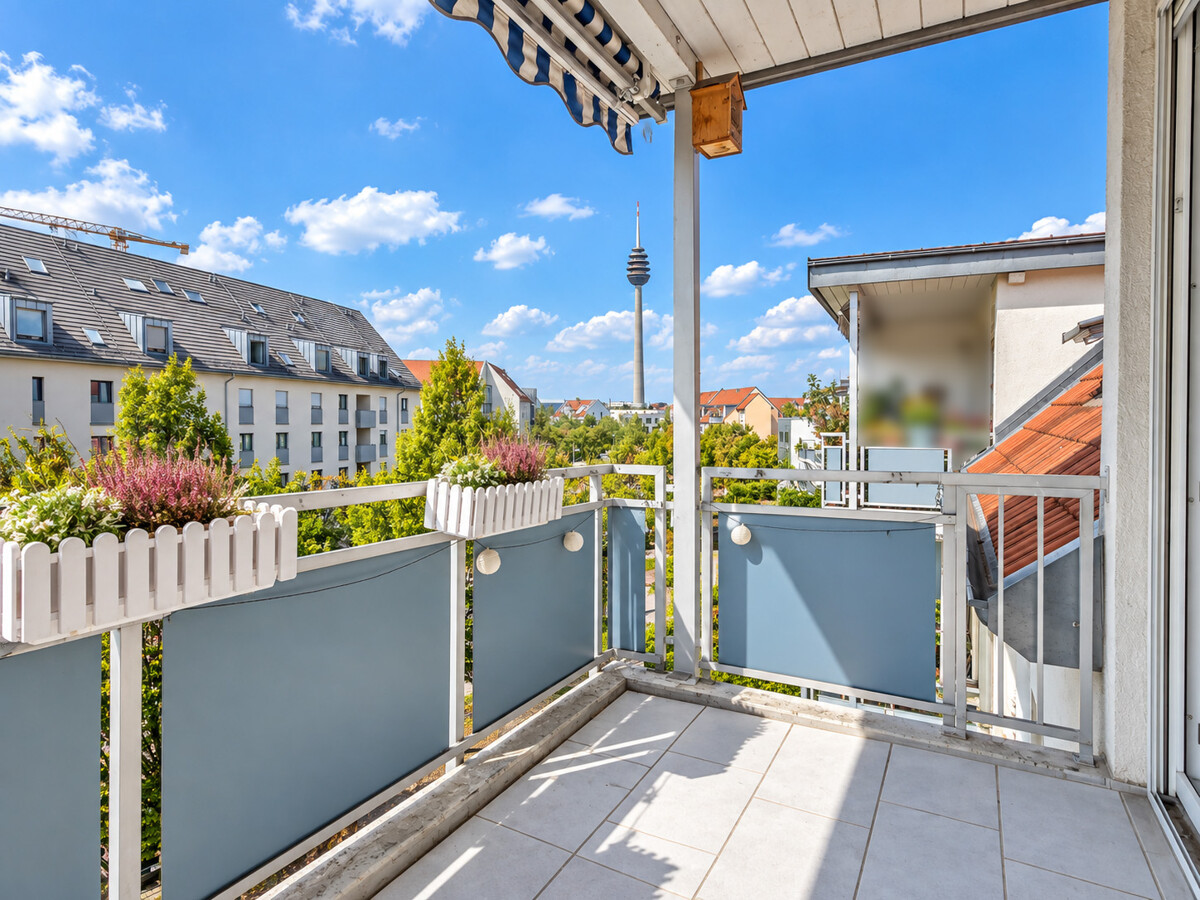 Aussicht Balkon rechts