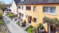 Luftbild-2a - Helles Reihenmittelhaus mit Garten & Garage in begehrter, zentrumsnaher Lage von Schwabach!